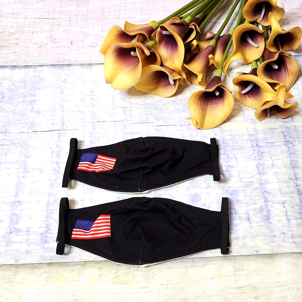 Kid's American Flag Face Masks